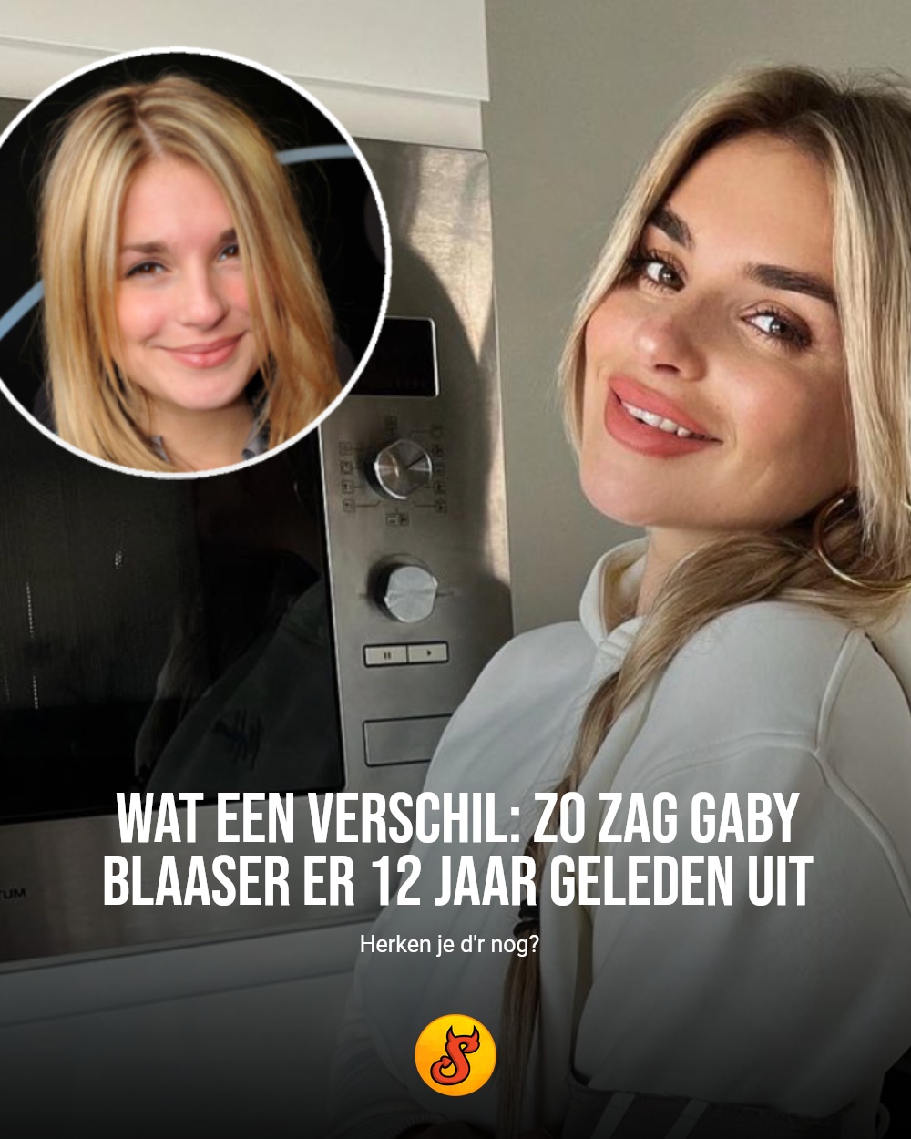 Wat een verschil: Zo zag Gaby Blaaser er 12 jaar geleden uit