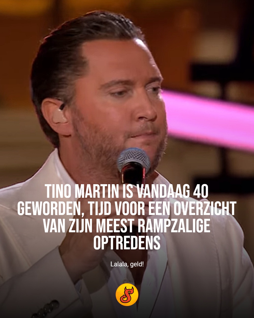 Tino Martin is vandaag 40 geworden, tijd voor een overzicht van zijn meest rampzalige optredens