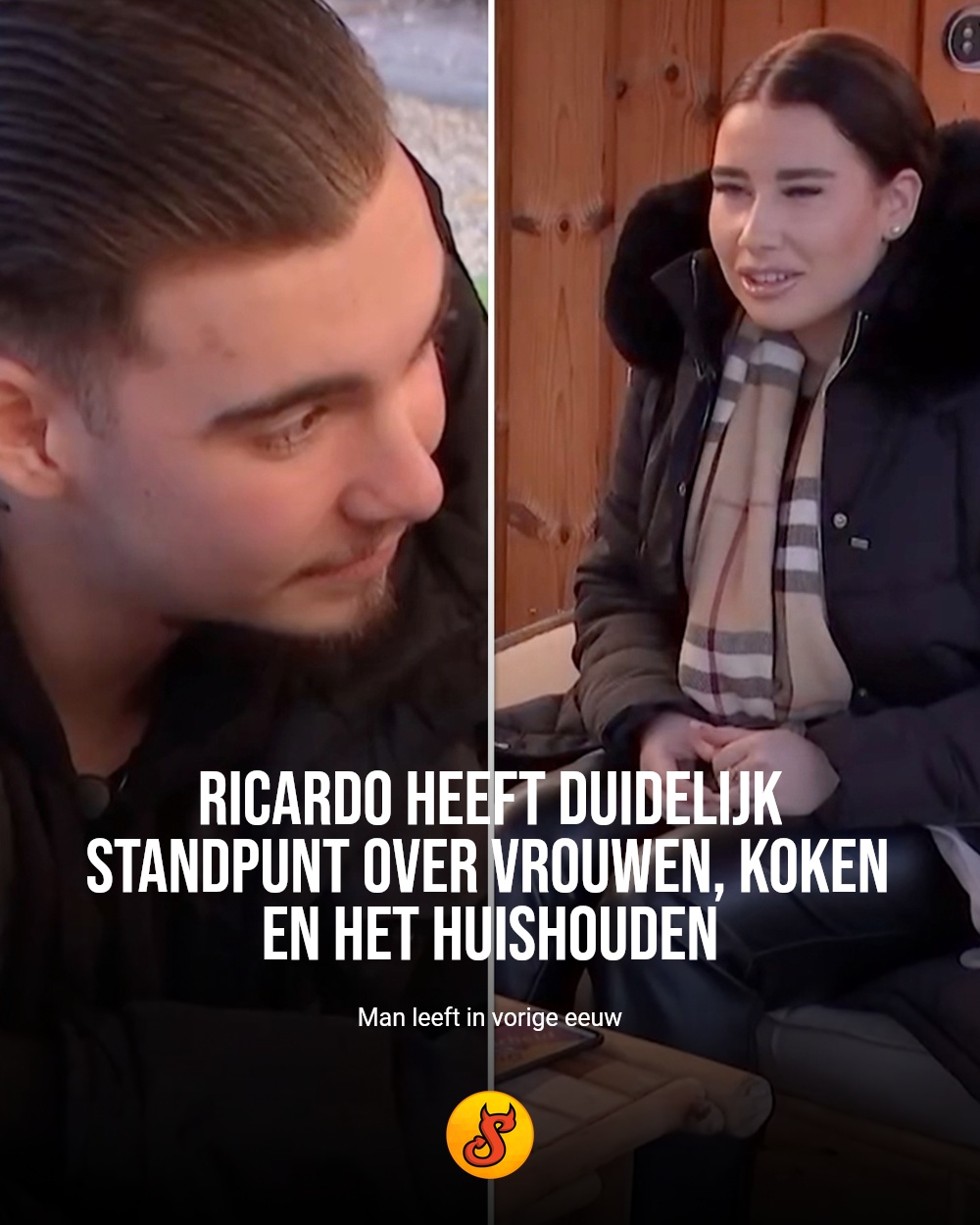 Ricardo heeft duidelijk standpunt over vrouwen, koken en het huishouden