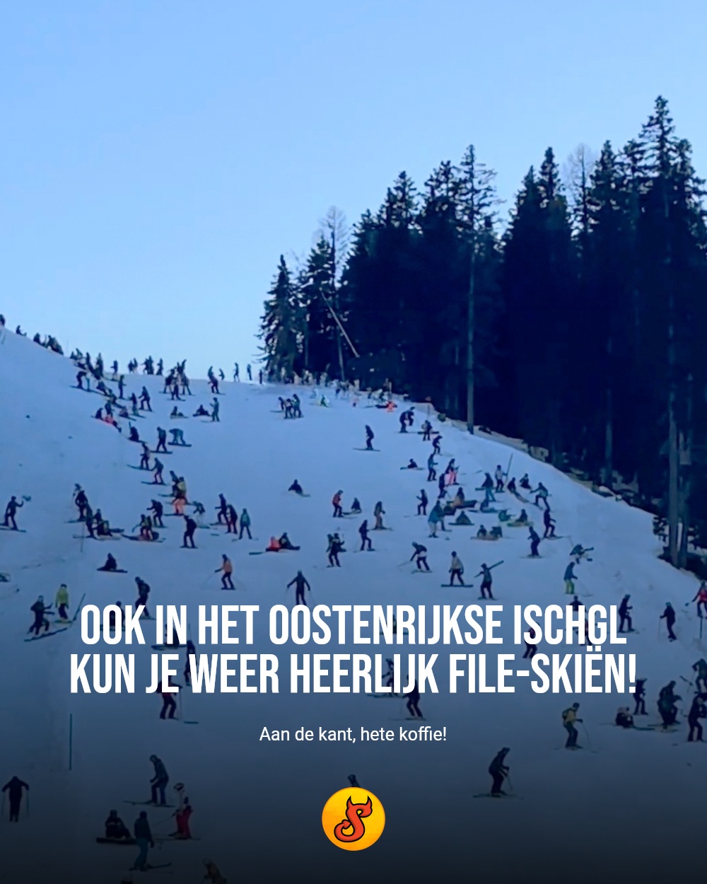Ook in het Oostenrijkse Ischgl kun je weer heerlijk file-skiën!