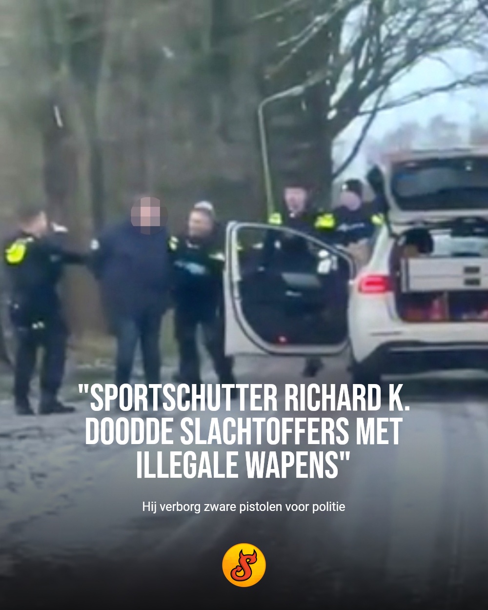 "Sportschutter Richard K. doodde slachtoffers met illegale wapens"