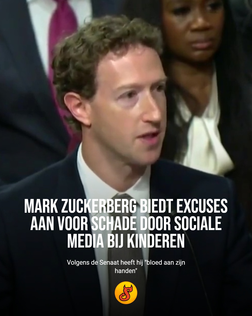 Mark Zuckerberg biedt excuses aan voor schade door sociale media bij kinderen