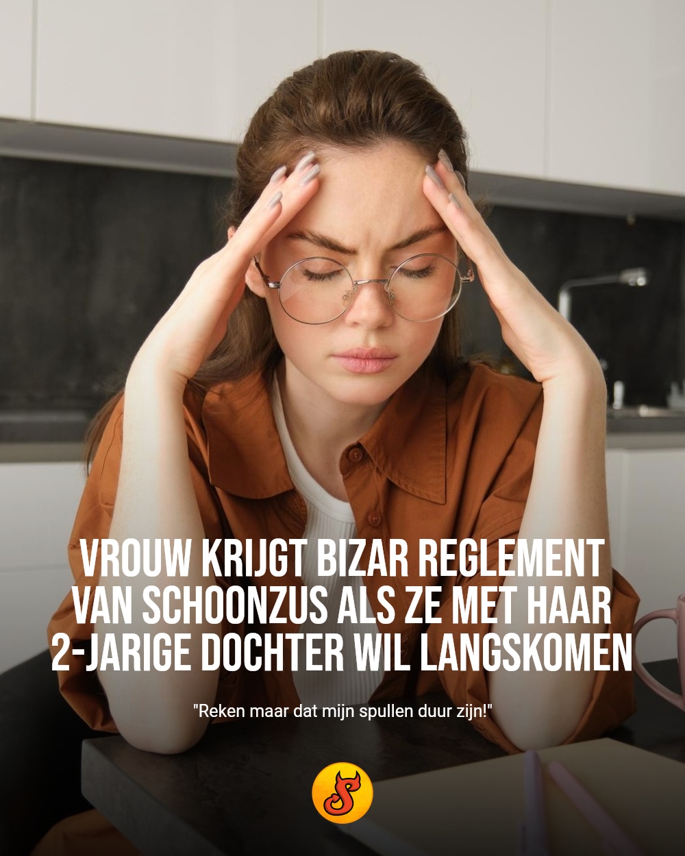Vrouw krijgt bizar reglement van schoonzus als ze met haar 2-jarige dochter wil langskomen