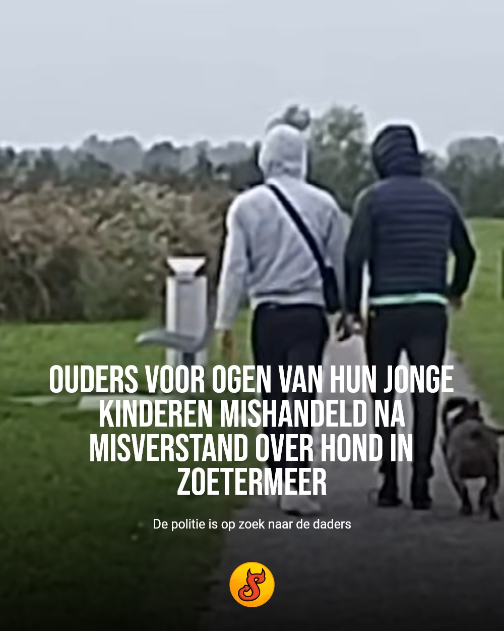 Ouders voor ogen van hun jonge kinderen mishandeld na misverstand over hond in Zoetermeer