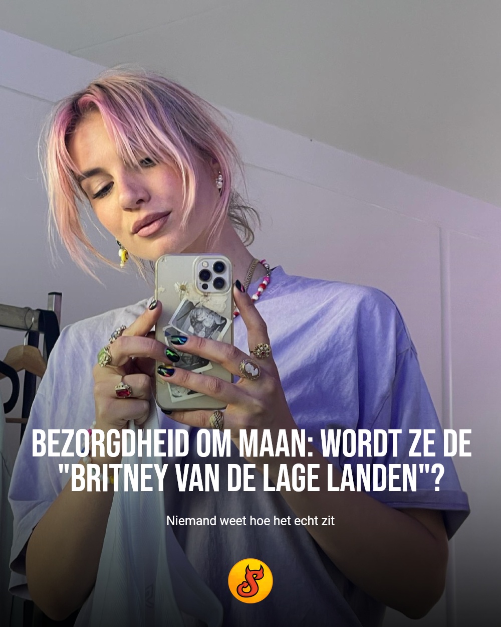 Bezorgdheid om Maan: wordt ze de "Britney van de Lage Landen"?