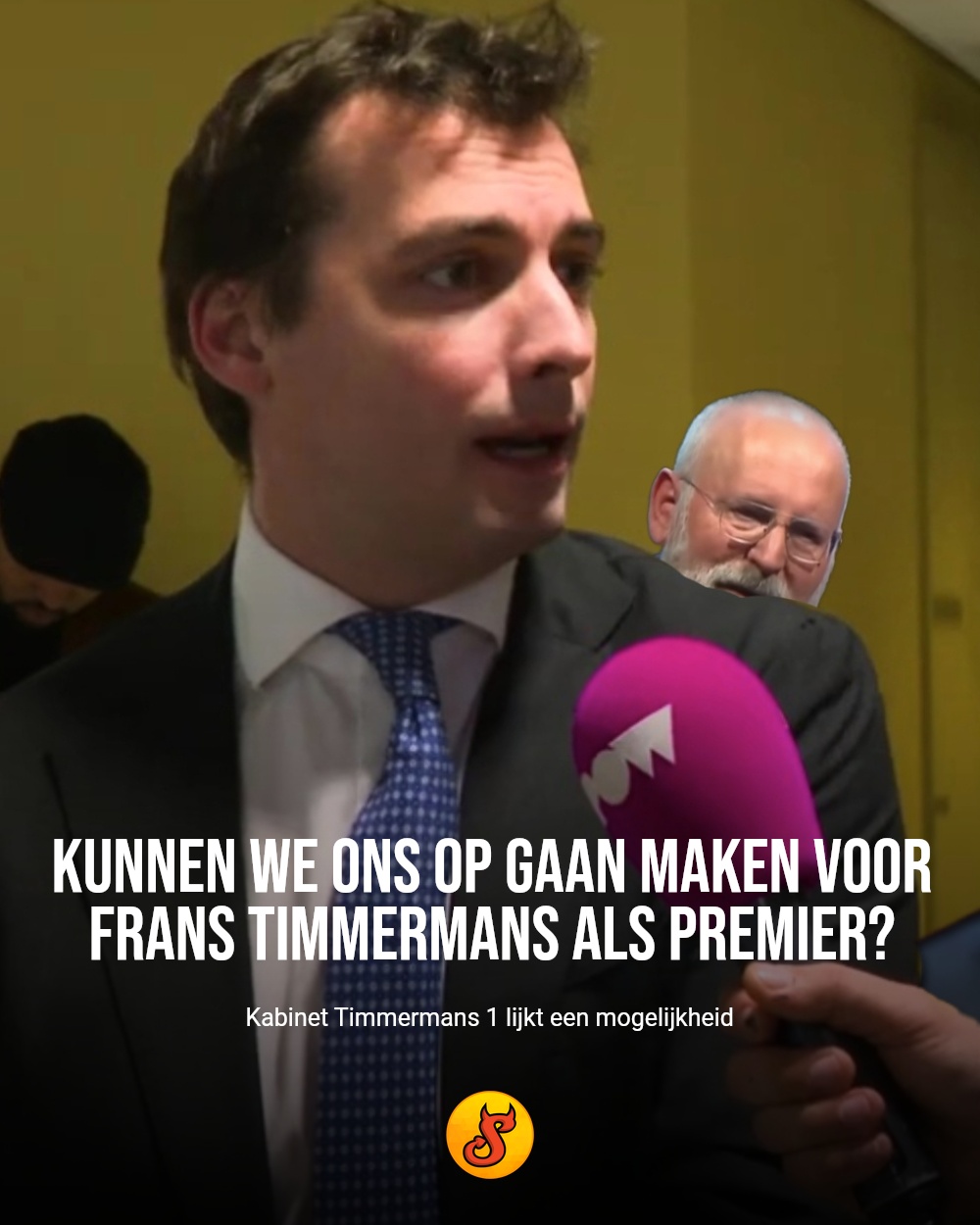 Kunnen we ons op gaan maken voor Frans Timmermans als premier?