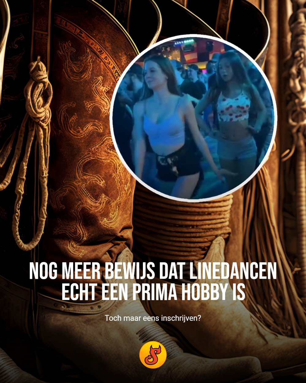 Nog meer bewijs dat linedancen echt een prima hobby is