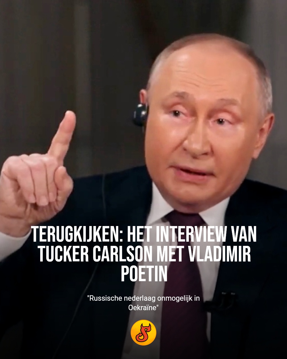 Terugkijken: het interview van Tucker Carlson met Vladimir Poetin