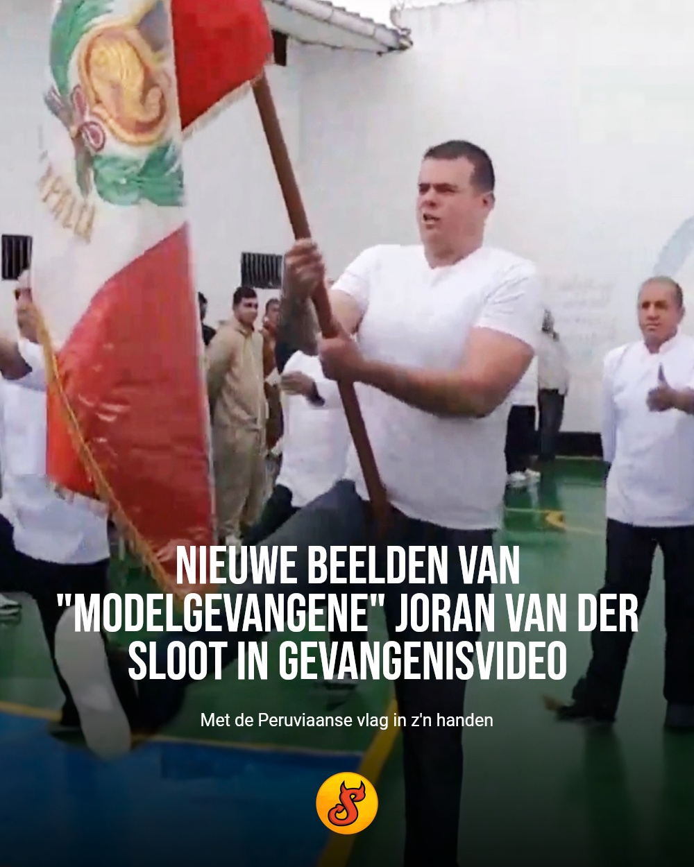 Nieuwe beelden van "modelgevangene" Joran van der Sloot in gevangenisvideo