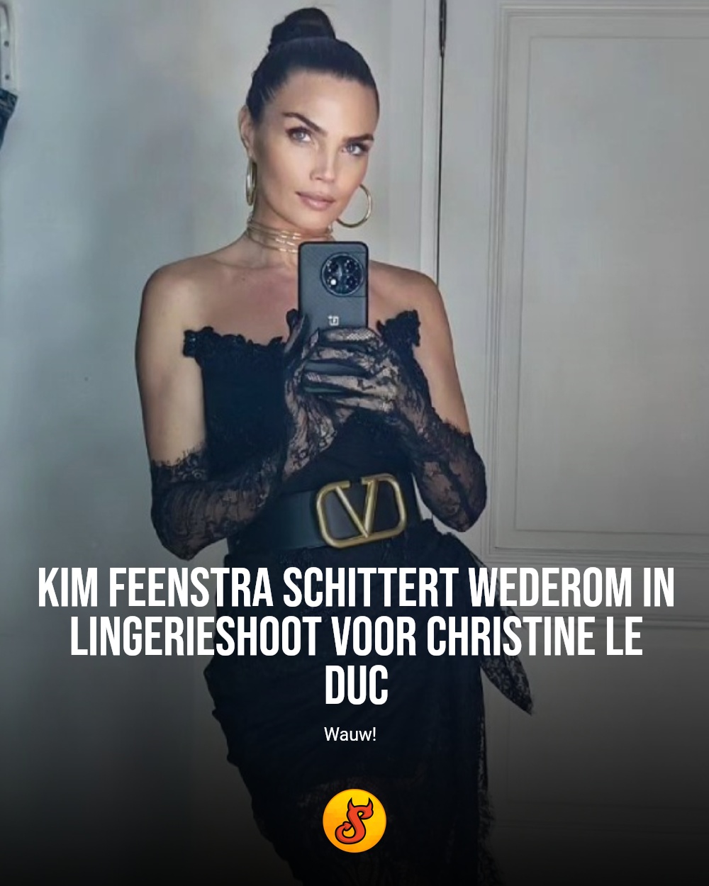 Kim Feenstra schittert wederom in lingerieshoot voor Christine le Duc