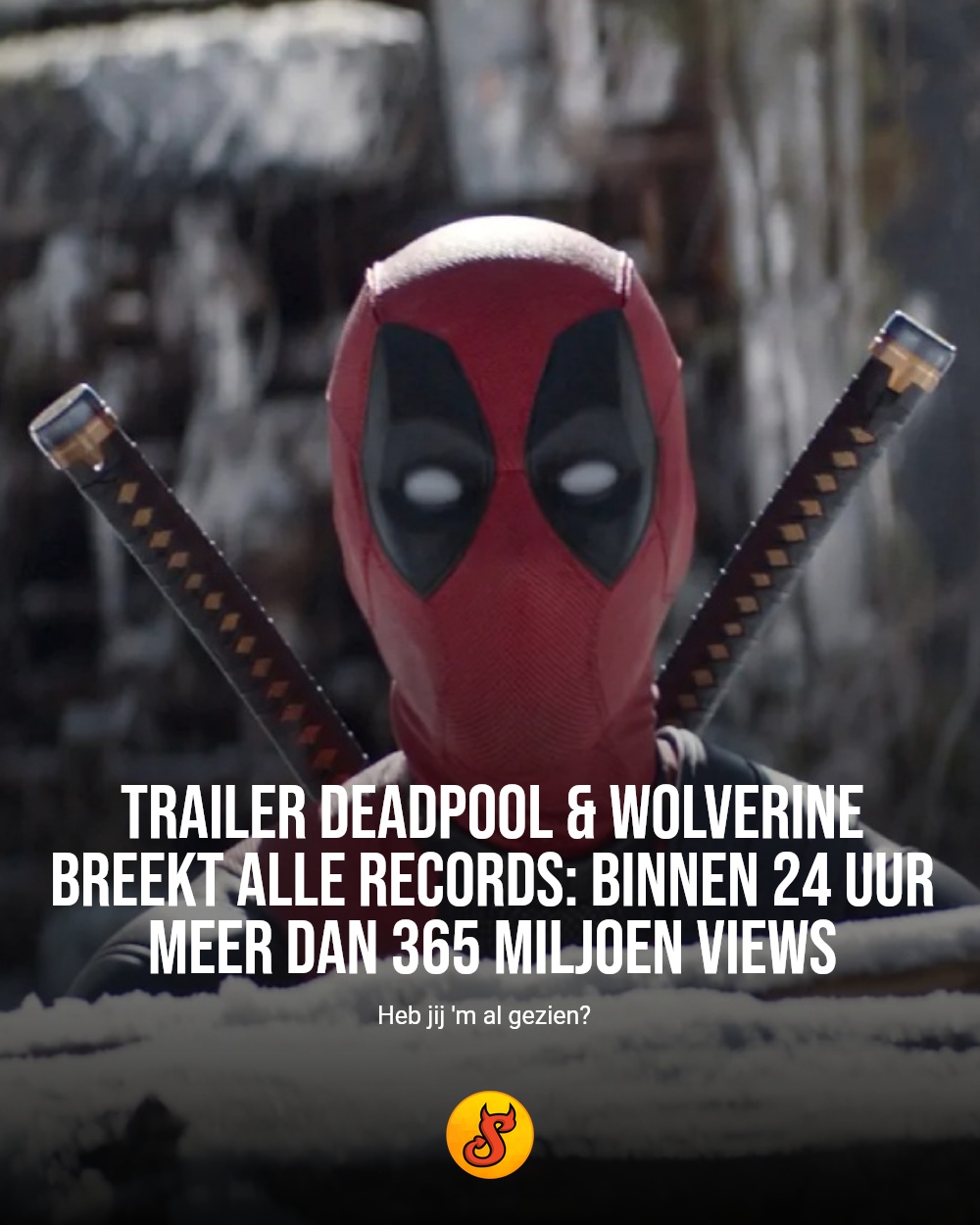 Trailer Deadpool & Wolverine breekt alle records: binnen 24 uur meer dan 365 miljoen views