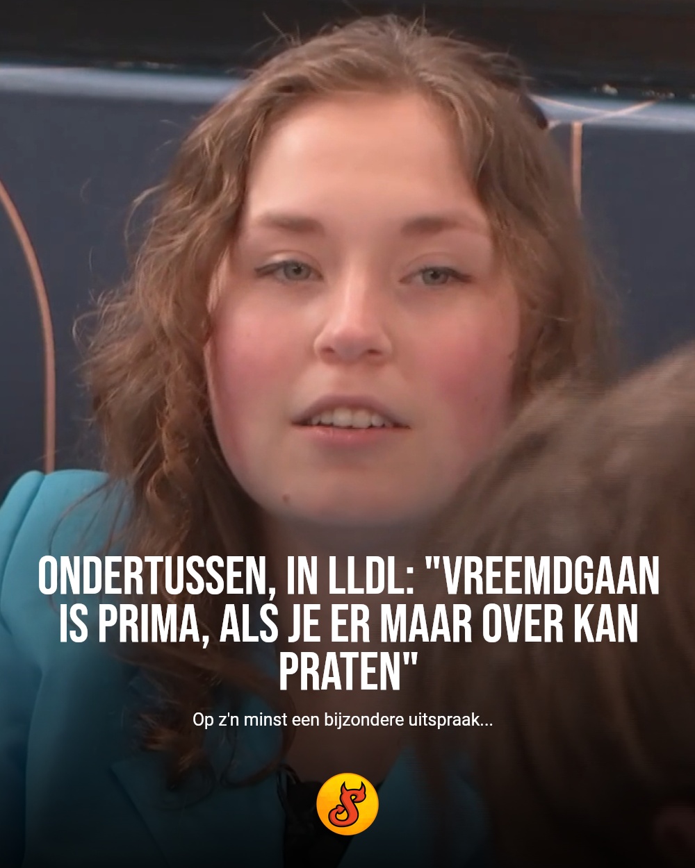 Ondertussen, in LLDL: "Vreemdgaan is prima, als je er maar over kan praten"