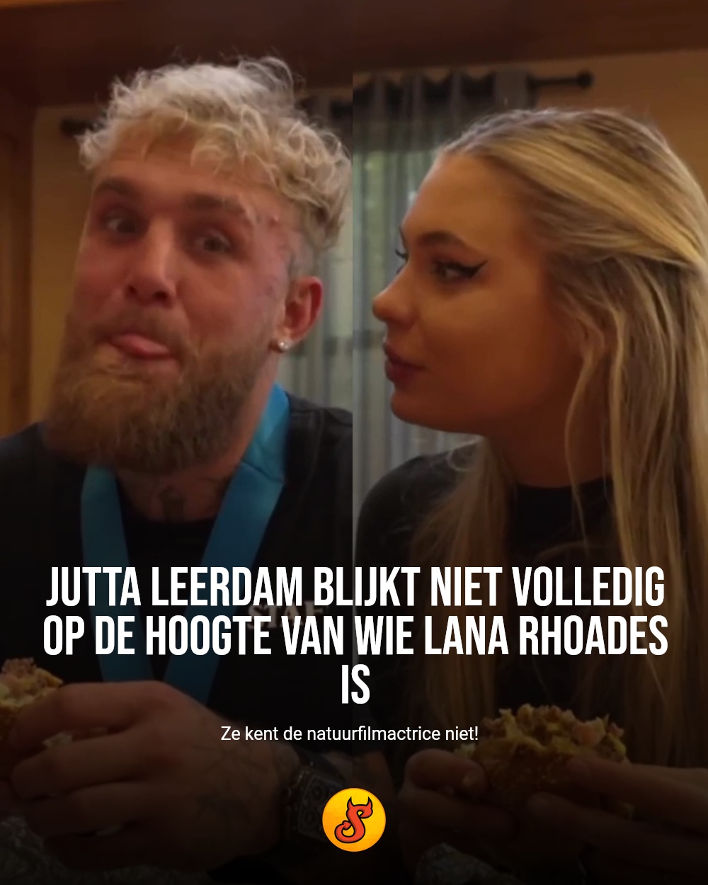 Jutta Leerdam blijkt niet volledig op de hoogte van wie Lana Rhoades is
