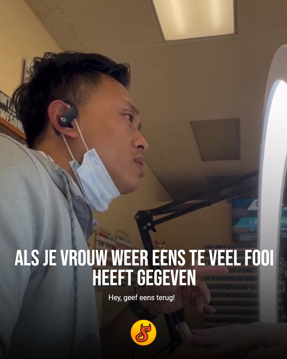Als je vrouw weer eens te veel fooi heeft gegeven