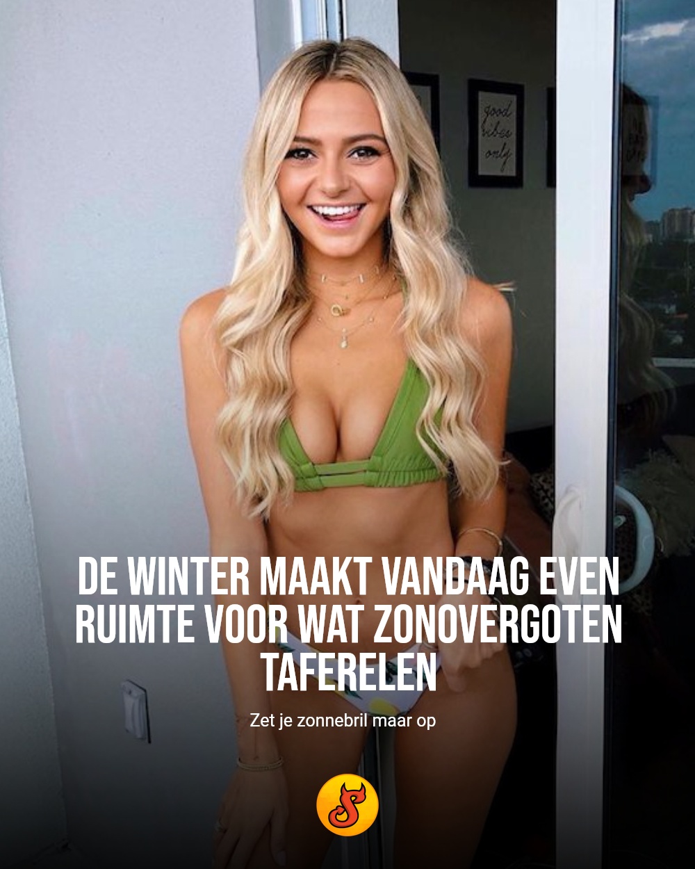 De winter maakt vandaag even ruimte voor wat zonovergoten taferelen