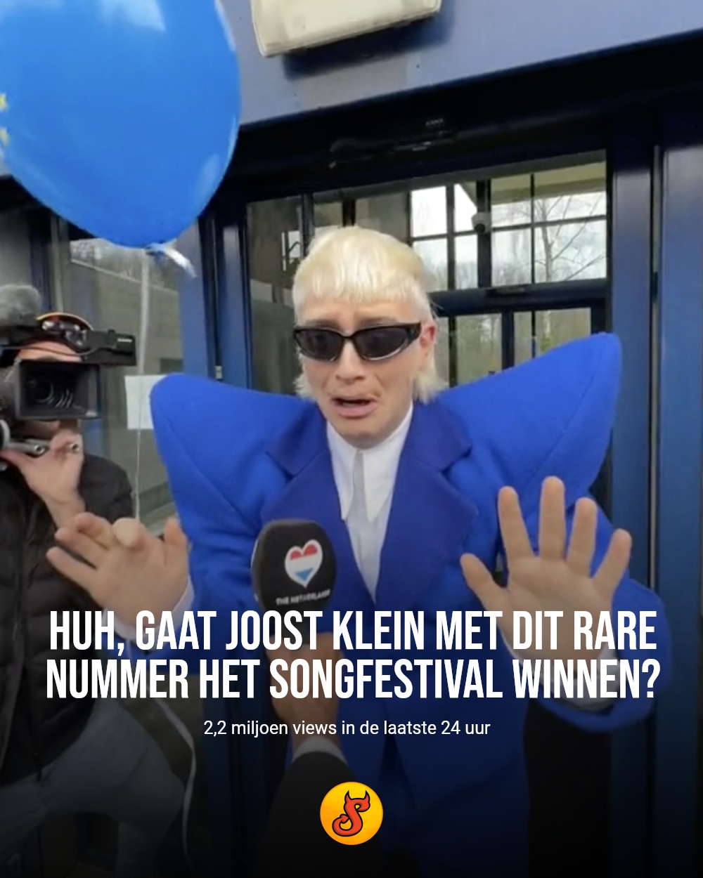 Huh, gaat Joost Klein met dit rare nummer het Songfestival winnen?