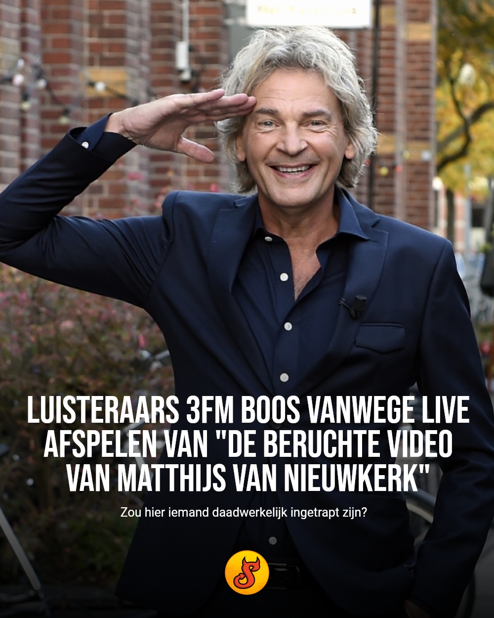 Luisteraars 3FM boos vanwege live afspelen van "de beruchte video van Matthijs van Nieuwkerk"