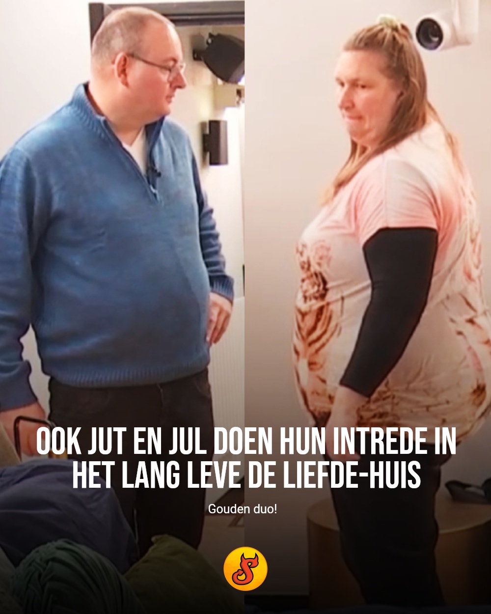 Ook Jut en Jul doen hun intrede in het Lang Leve de Liefde-huis