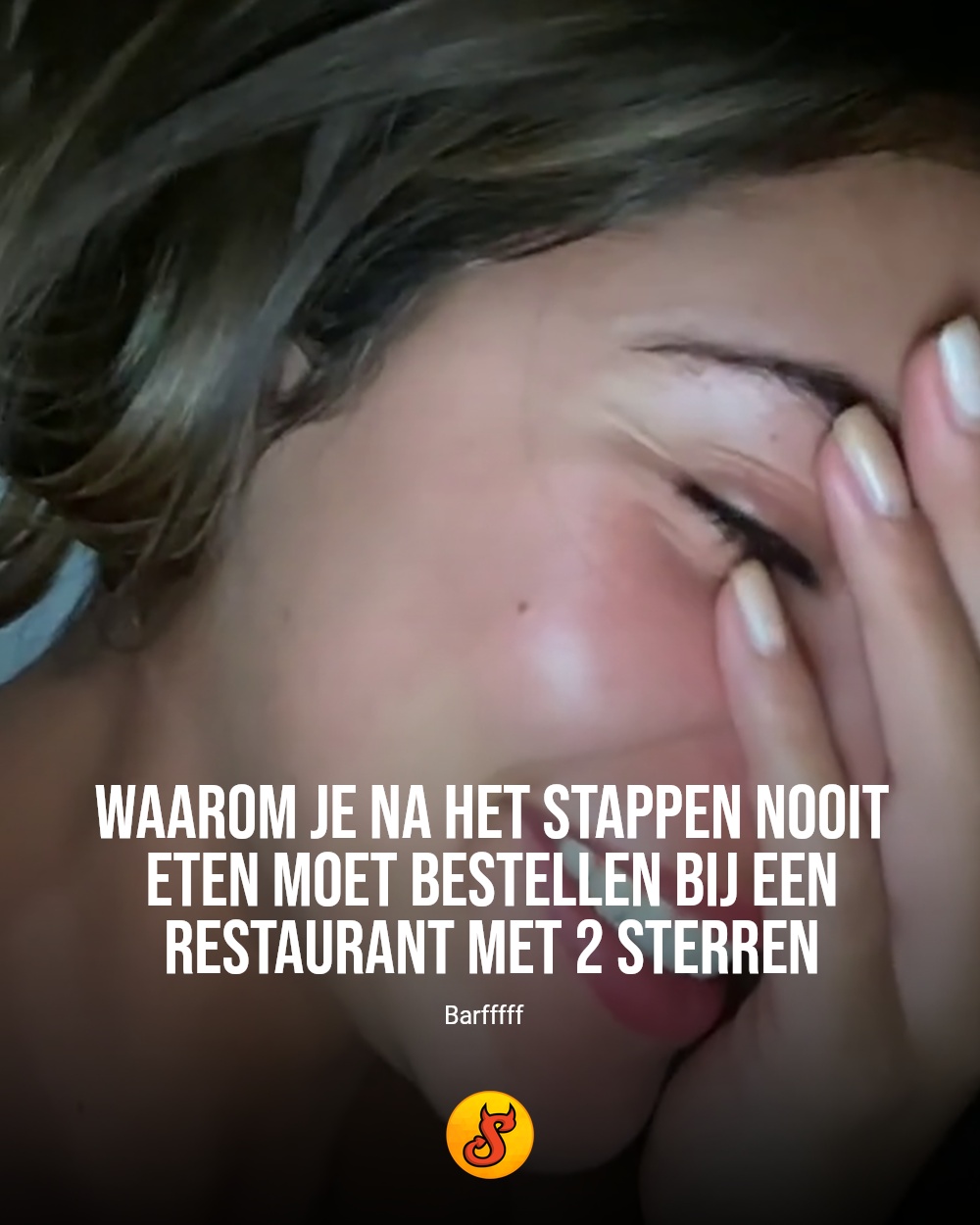 Waarom je na het stappen nooit eten moet bestellen bij een restaurant met 2 sterren