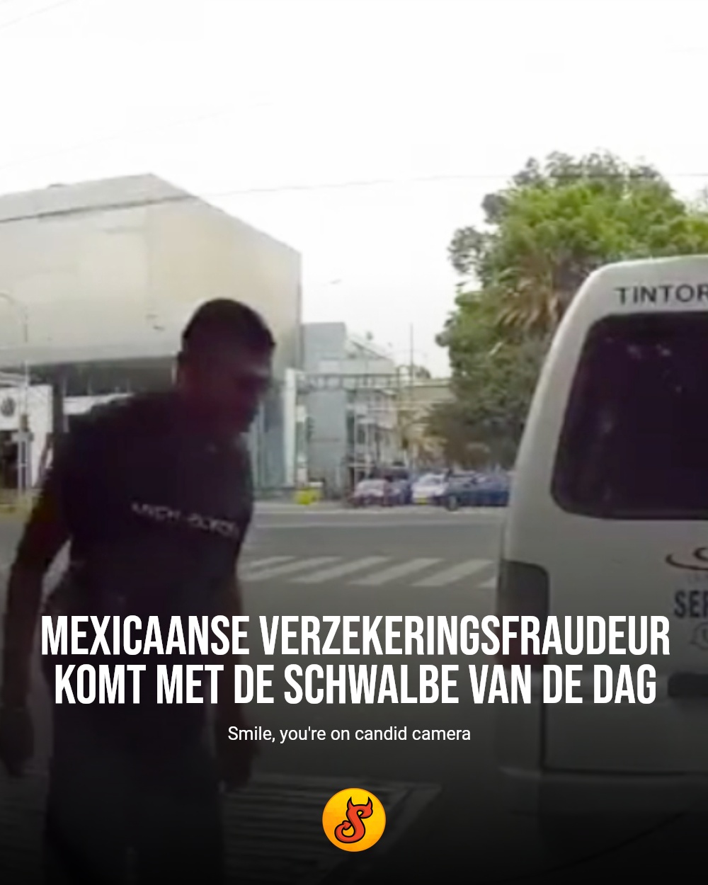 Mexicaanse verzekeringsfraudeur komt met de schwalbe van de dag