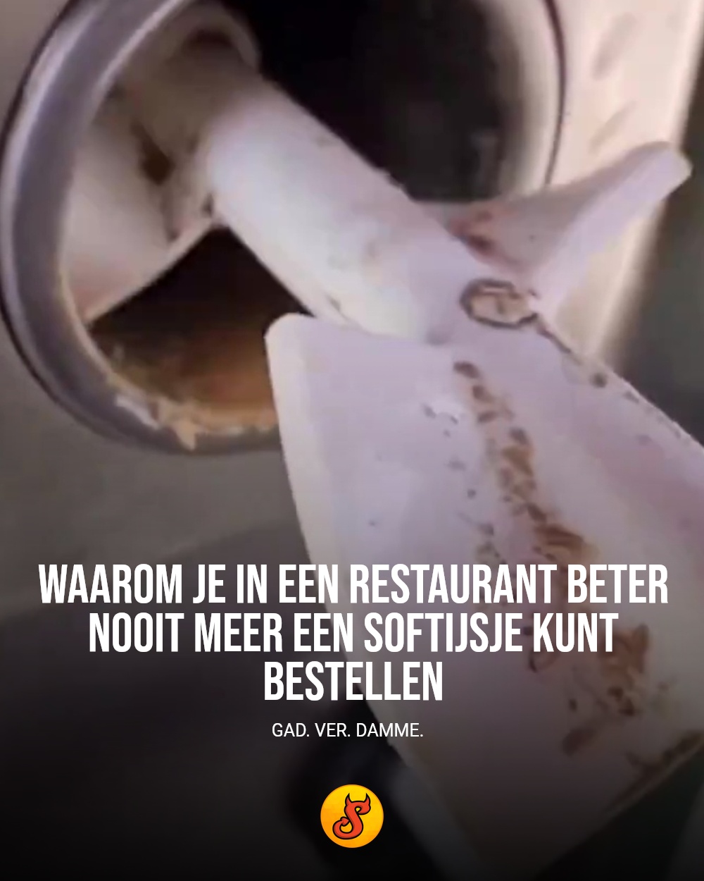 Waarom je in een restaurant beter nooit meer een softijsje kunt bestellen