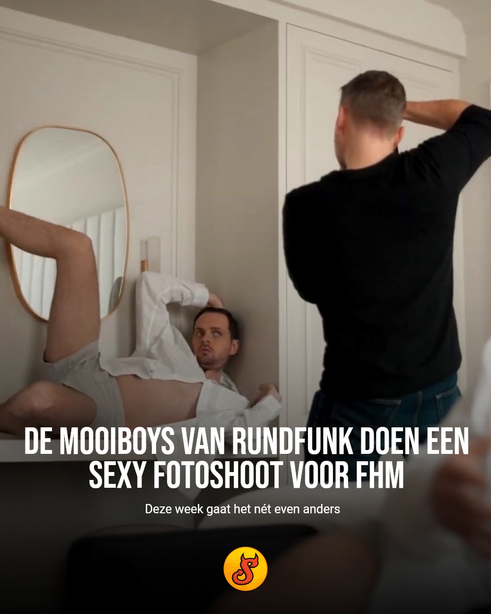 De mooiboys van Rundfunk doen een sexy fotoshoot voor FHM