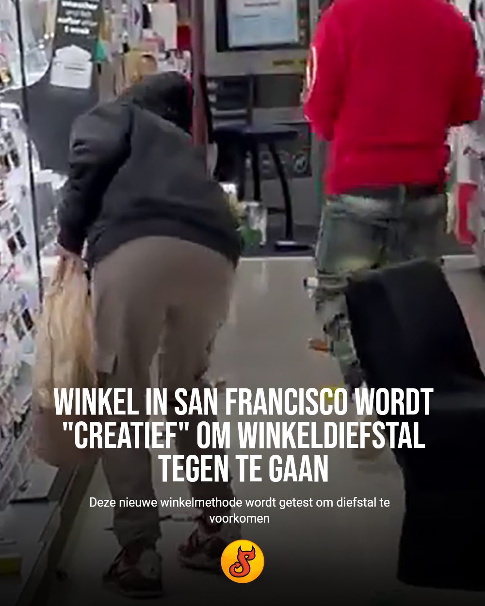 Winkel in San Francisco wordt "creatief" om winkeldiefstal tegen te gaan