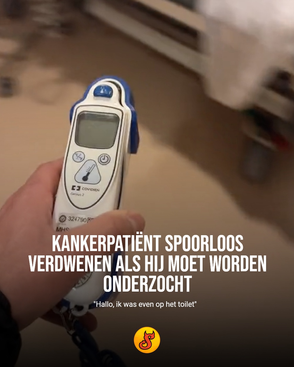 Kankerpatiënt spoorloos verdwenen als hij moet worden onderzocht