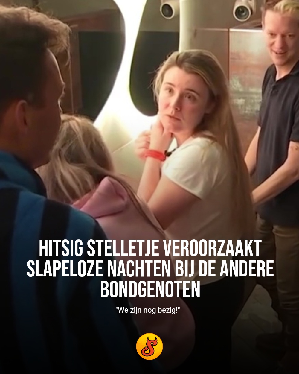 Hitsig stelletje veroorzaakt slapeloze nachten bij de andere bondgenoten
