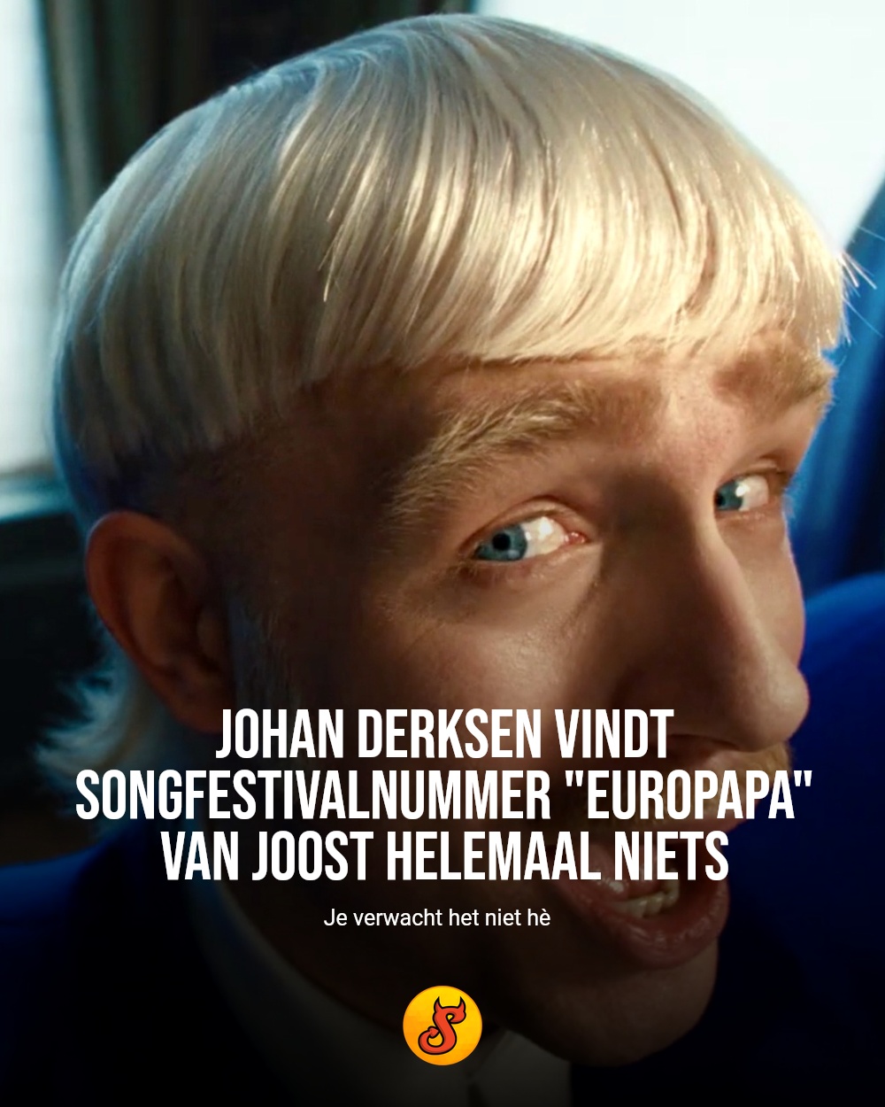 Johan Derksen vindt songfestivalnummer "Europapa" van Joost helemaal niets