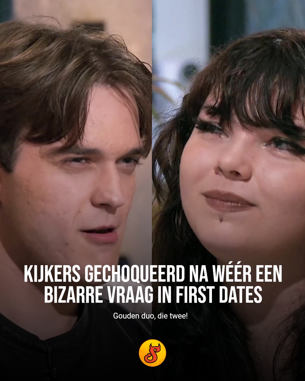 Kijkers gechoqueerd na wéér een bizarre vraag in First Dates