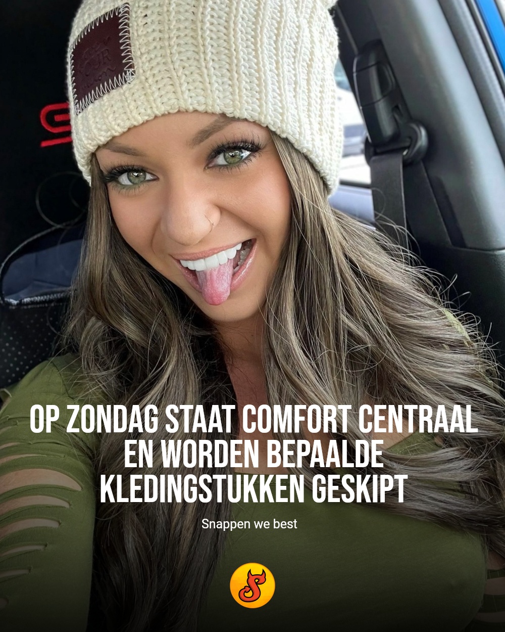Op zondag staat comfort centraal en worden bepaalde kledingstukken geskipt