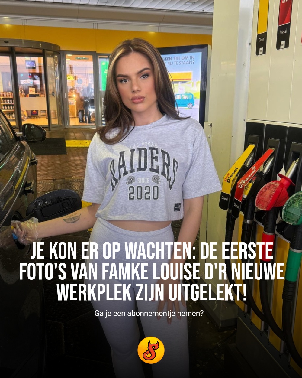 Je kon er op wachten: de eerste foto's van Famke Louise d'r nieuwe werkplek zijn uitgelekt!