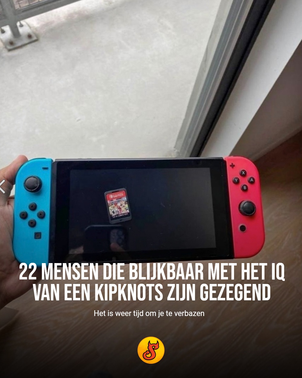 22 mensen die blijkbaar met het IQ van een kipknots zijn gezegend
