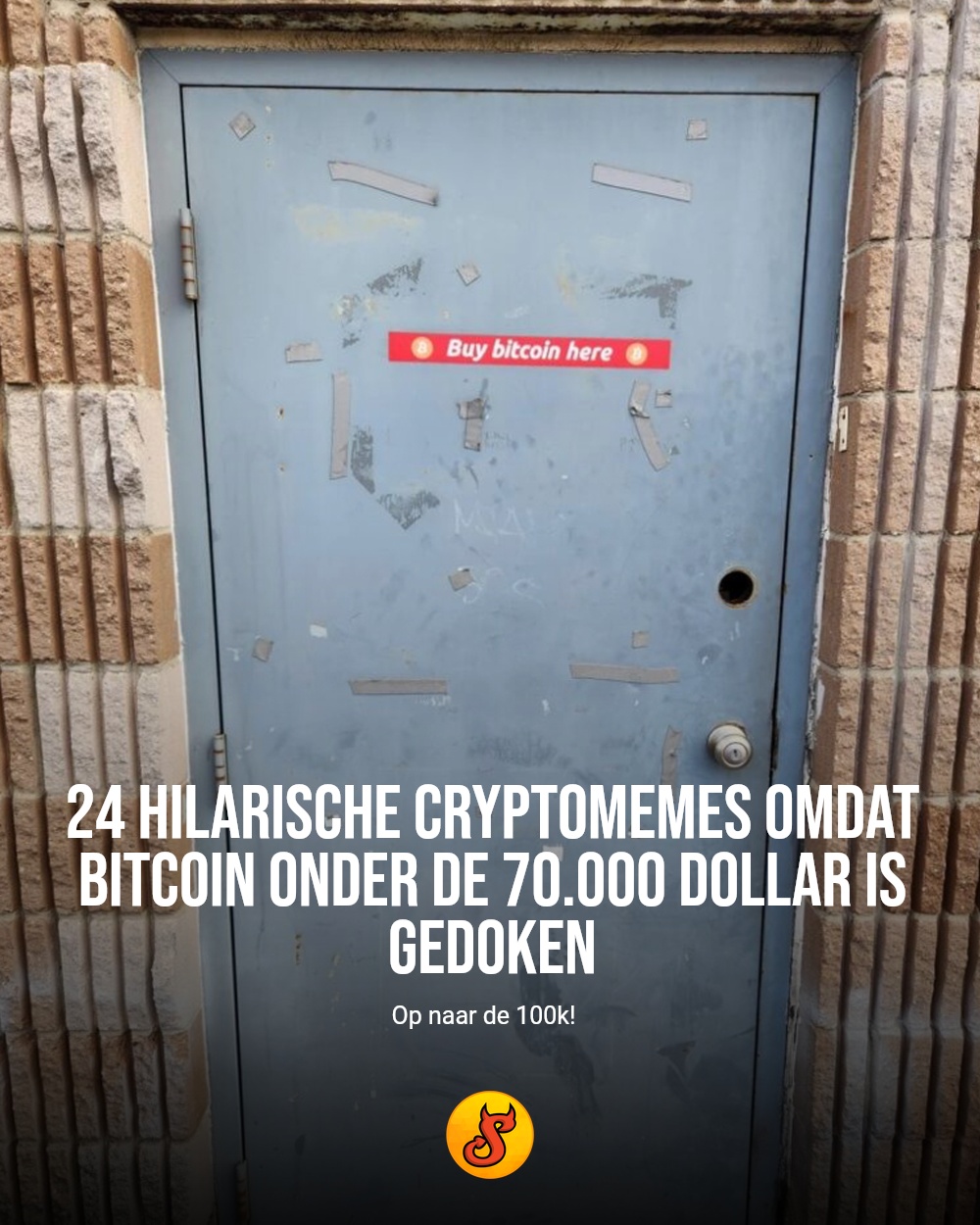 24 hilarische cryptomemes omdat Bitcoin onder de 70.000 dollar is gedoken