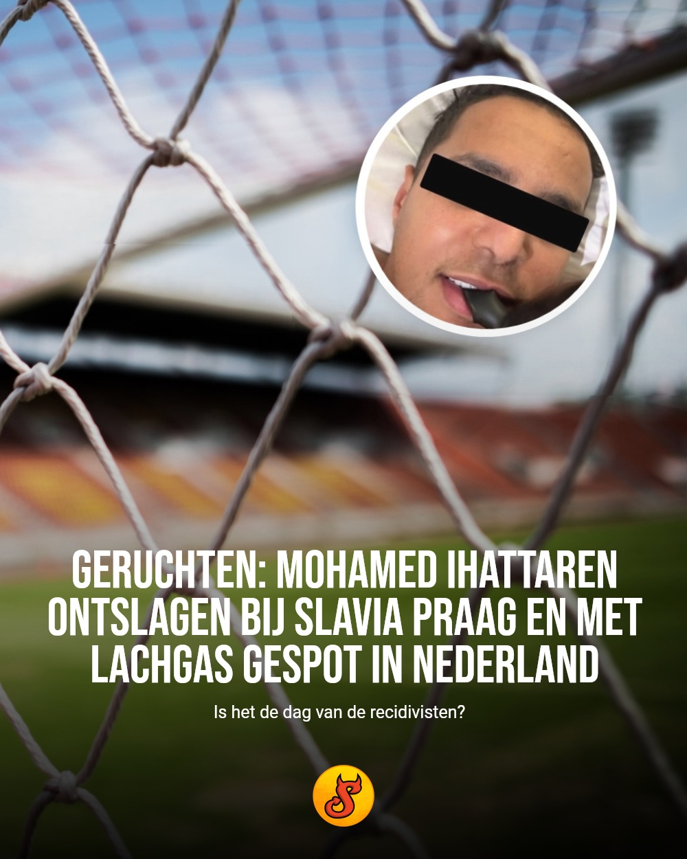 Geruchten: Mohamed Ihattaren ontslagen bij Slavia Praag en met lachgas gespot in Nederland