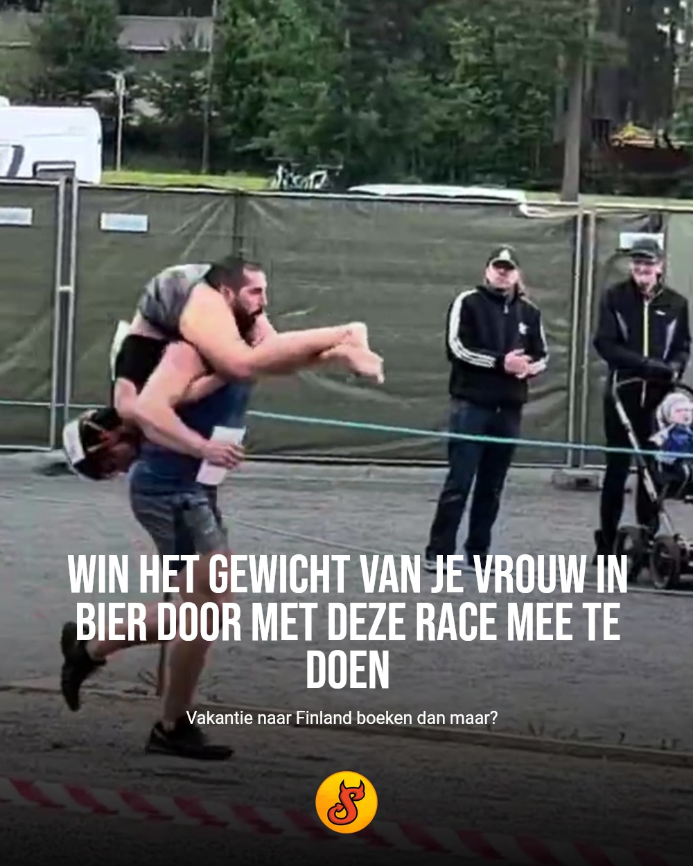 Win het gewicht van je vrouw in bier door met deze race mee te doen