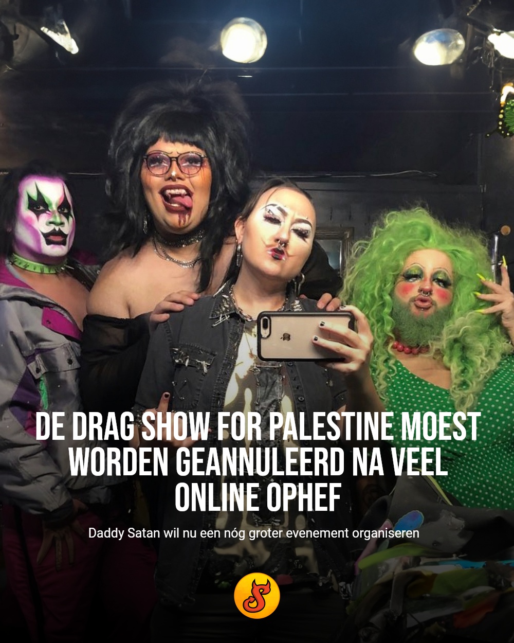 De Drag show for Palestine moest worden geannuleerd na veel online ophef