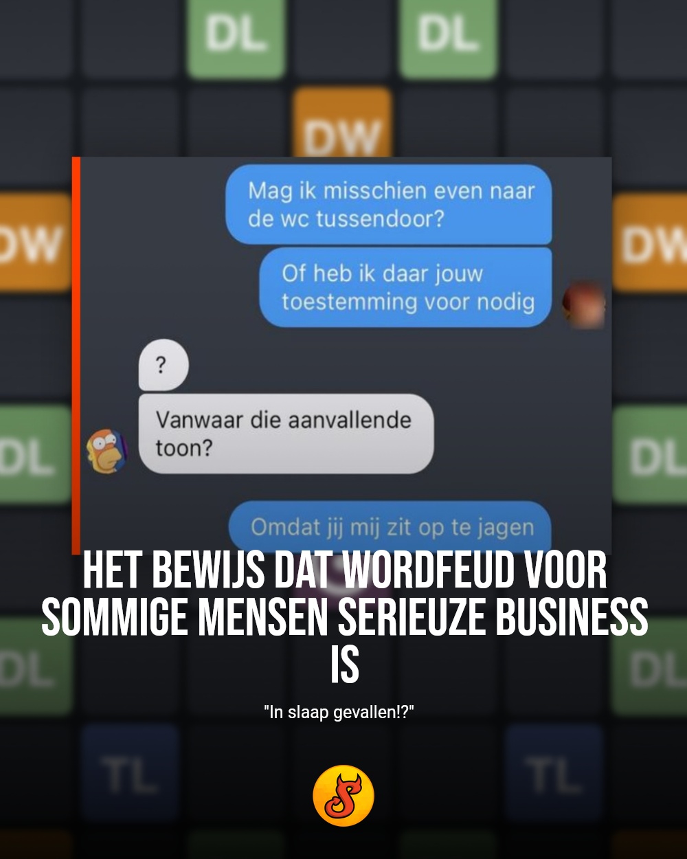 Het bewijs dat Wordfeud voor sommige mensen serieuze business is