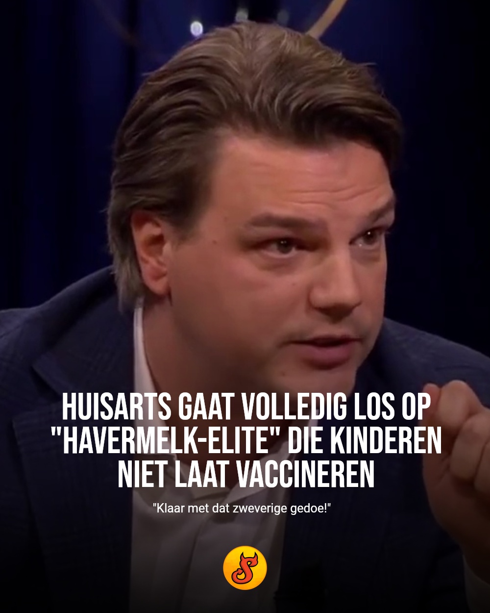 Huisarts gaat volledig los op "havermelk-elite" die kinderen niet laat vaccineren