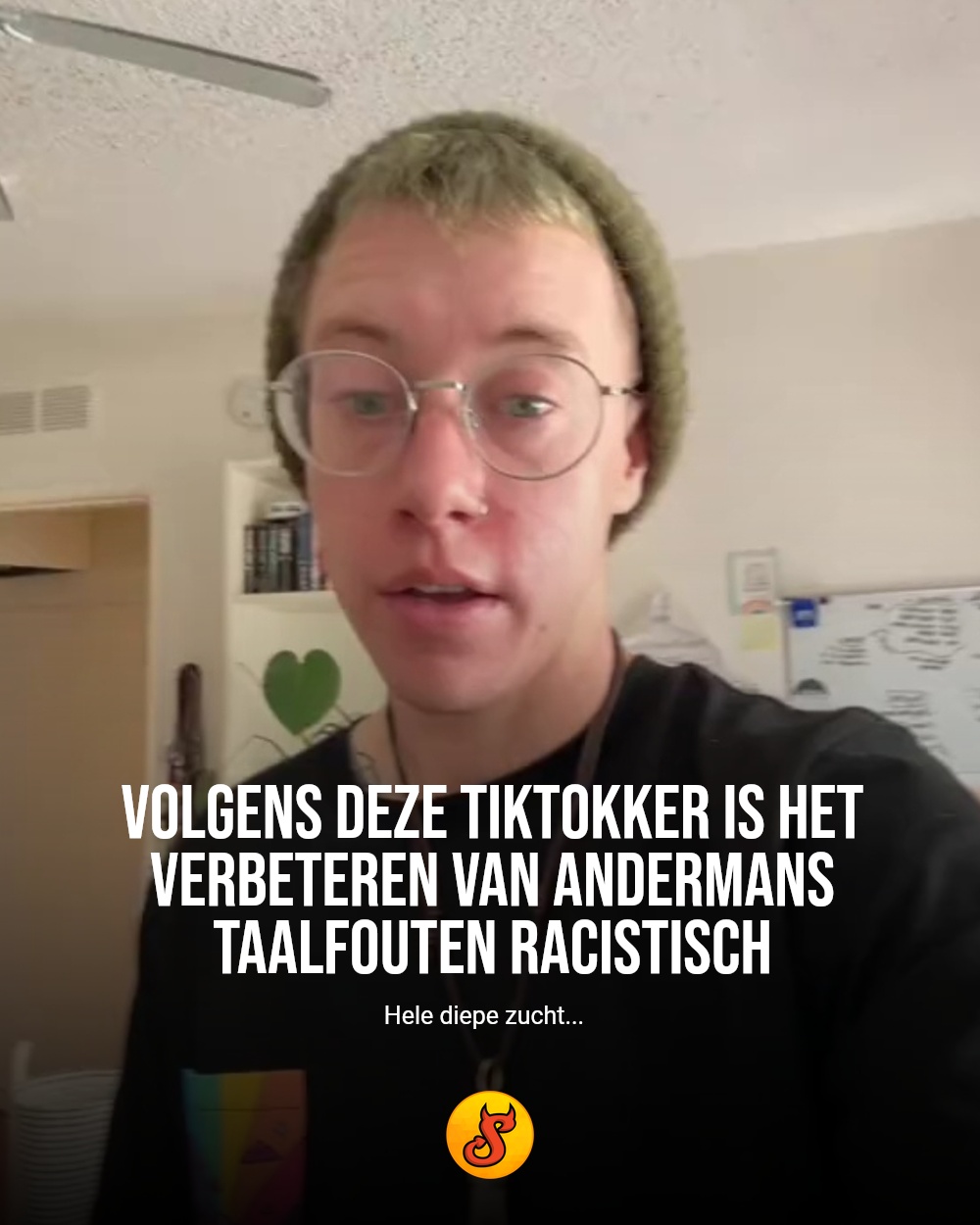 Volgens deze TikTokker is het verbeteren van andermans taalfouten racistisch