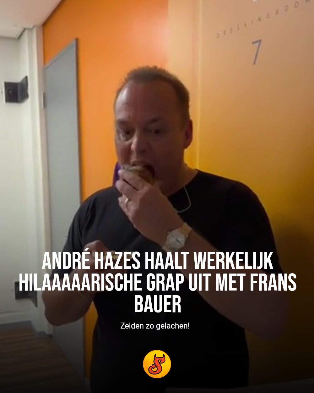 André Hazes haalt werkelijk hilaaaaarische grap uit met Frans Bauer