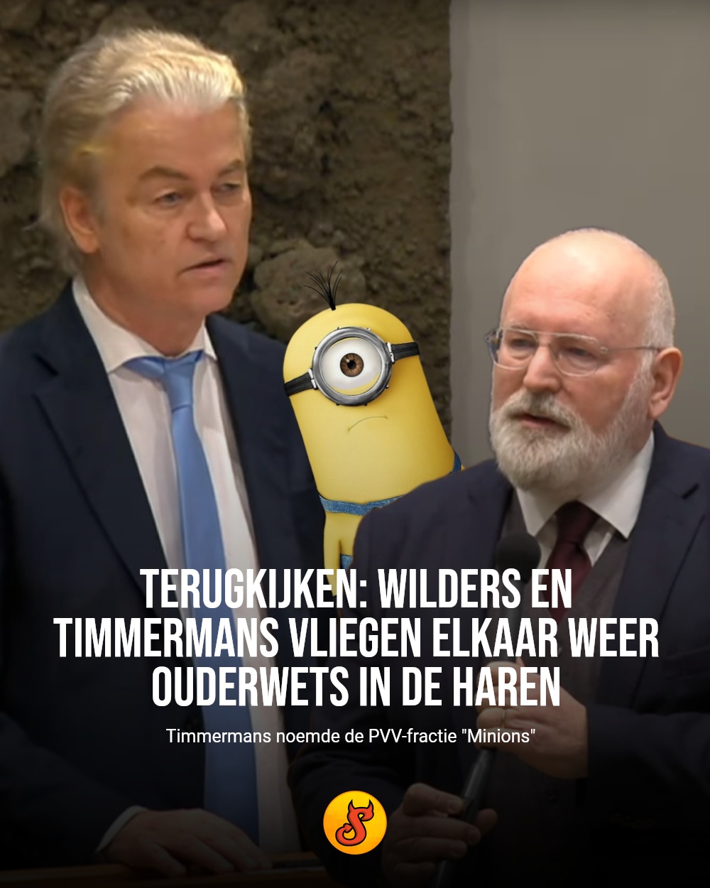Terugkijken: Wilders en Timmermans vliegen elkaar weer ouderwets in de haren