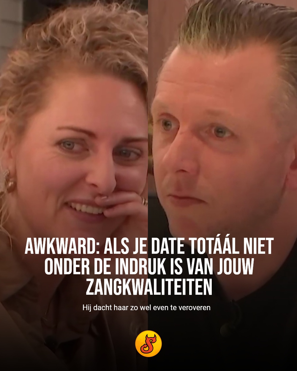 Awkward: als je date totáál niet onder de indruk is van jouw zangkwaliteiten