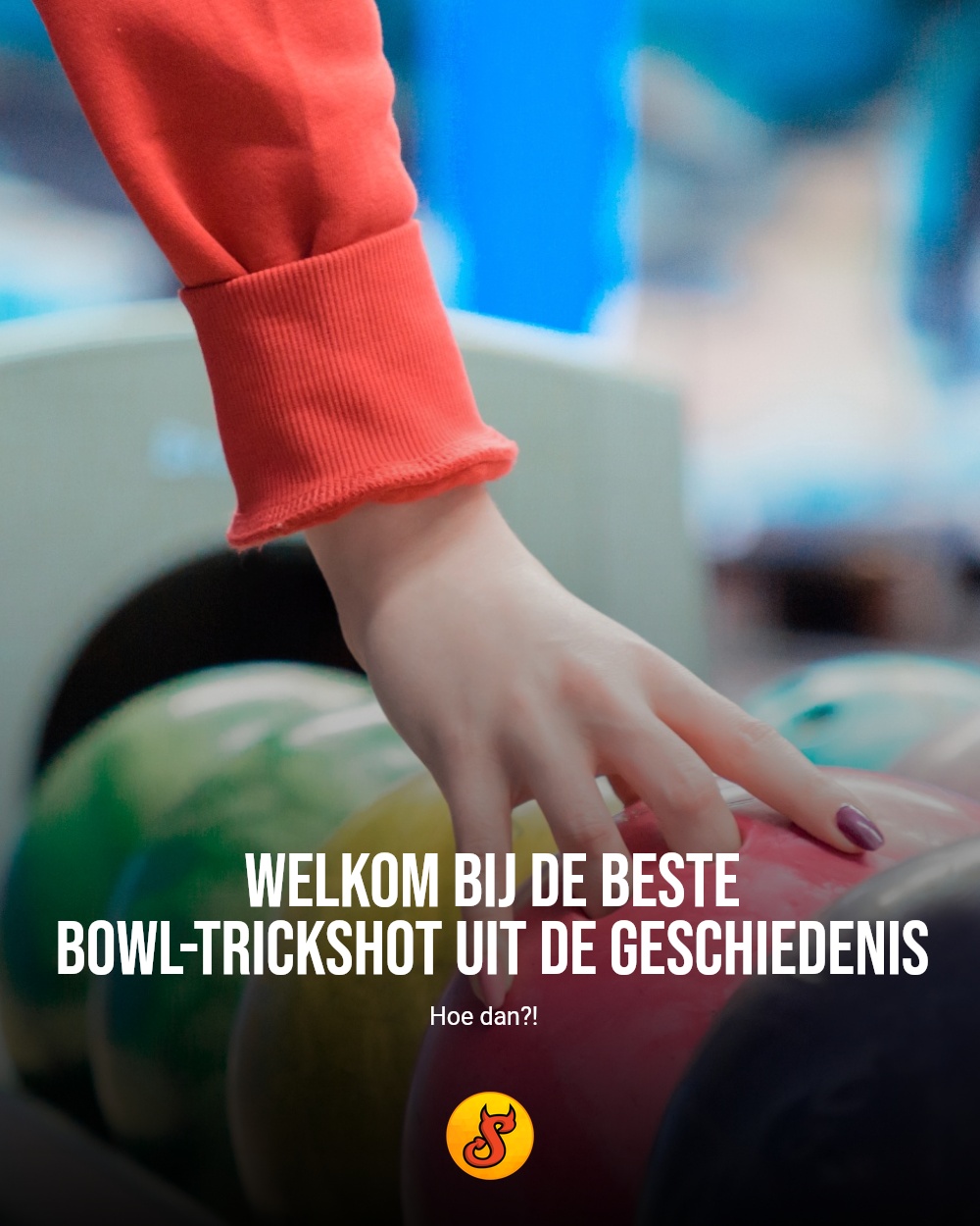 Welkom bij de beste bowl-trickshot uit de geschiedenis