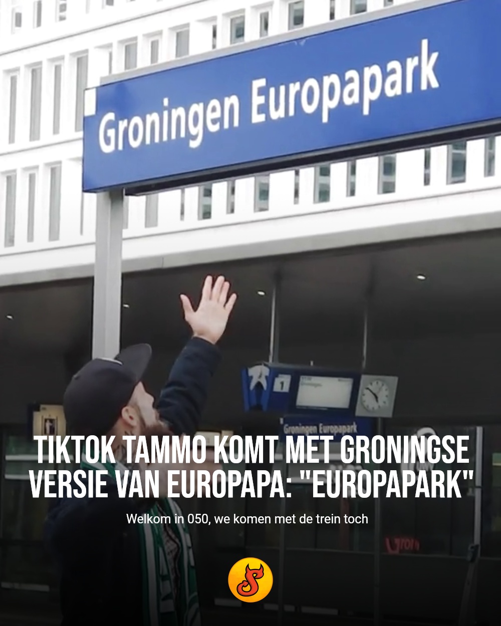 TikTok Tammo komt met Groningse versie van Europapa: "Europapark"