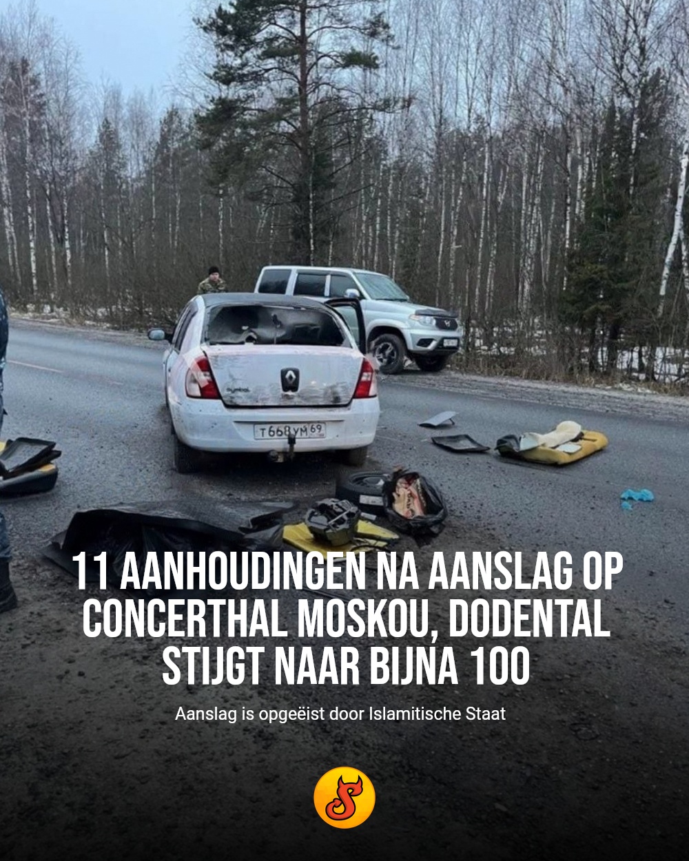 11 aanhoudingen na aanslag op concerthal Moskou, dodental stijgt naar bijna 100
