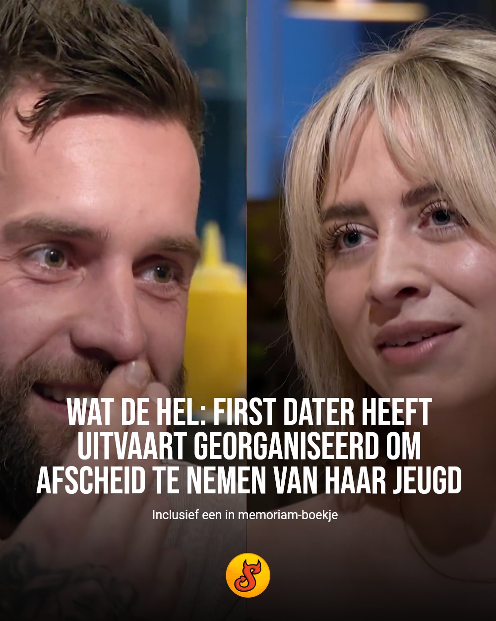 Wat de hel: First Dater heeft uitvaart georganiseerd om afscheid te nemen van haar jeugd