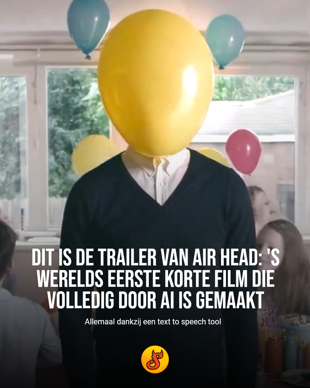 Dit is de trailer van Air Head: 's werelds eerste korte film die volledig door AI is gemaakt