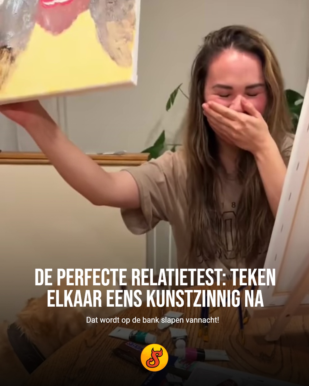 De perfecte relatietest: teken elkaar eens kunstzinnig na